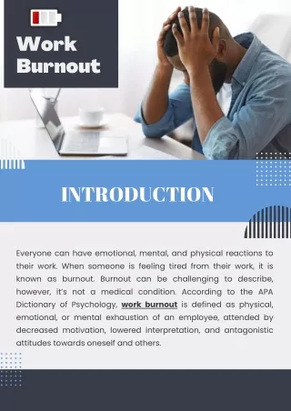 Work Burnout
