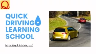 Quick Driving Learning school