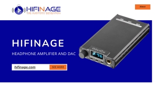 Headphone Amplifier and DAC | HiFiNage
