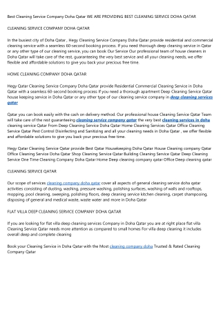 What I Wish I Knew a Year Ago About home cleaning service qatar