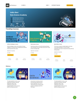 Aipatasala Data Science Artificial Intelligence