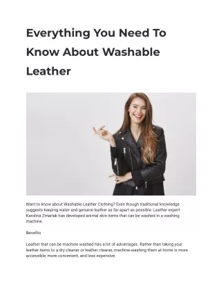 Everything You Need To Know About Washable Leather (1)
