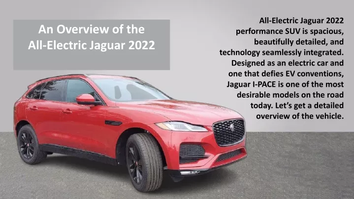 all electric jaguar 2022 performance