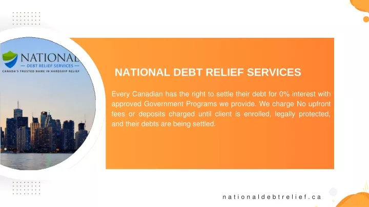 national debt relief services