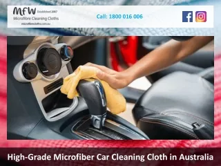High-Grade Microfiber Car Cleaning Cloth in Australia