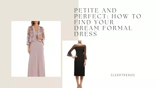 Perfect Petite Dresses for Women- SleekTrends