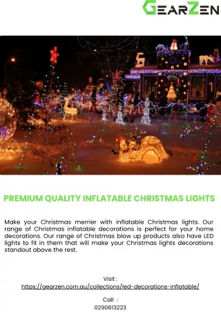 Premium Quality Inflatable Christmas Lights