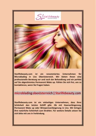 microblading oberösterreich | Starlifebeauty.com