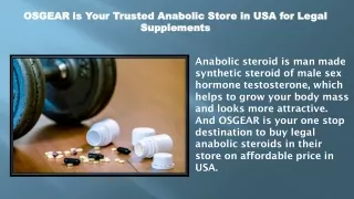 OSGEAR is Your Trusted Anabolic Store in USA for Legal Supplements