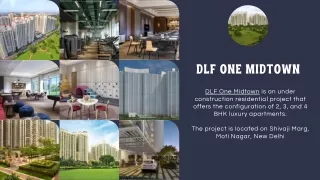 DLF One Midtown Moti Nagar New Delhi - Under Construction Project