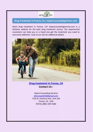 drug treatment in fresno