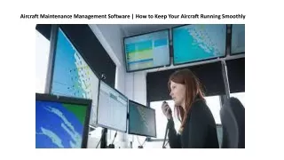 Make your flight care easier with Aircraft Maintenance Management Software