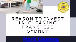 Cleaning Franchise For Sale