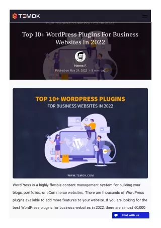 top 10 wordpress plugins for business websites