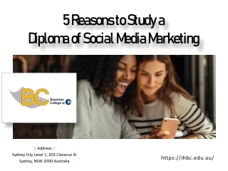 5 Reasons to Study a Diploma of Social Media Marketing