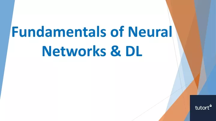 fundamentals of neural networks dl