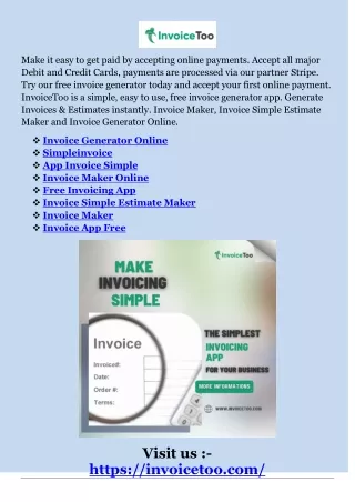 make it easy to get paid by accepting online