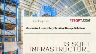 Customized Heavy Duty Racking Storage Solutions