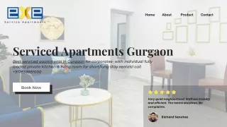 Serviced Apartments in Gurgaon For Short Long Stay Rentals.