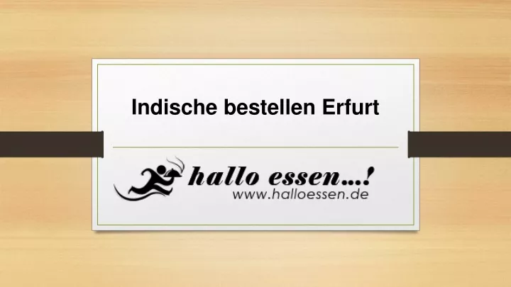 i ndische bestellen erfurt