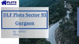 dlf plots sector 93 gurgaon