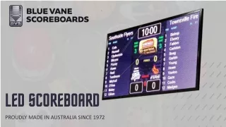 Buy Best LED Scoreboard from Blue Vane!