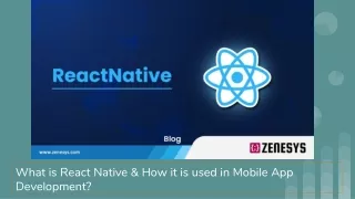 What is React Native & How it is used in Mobile App Development_