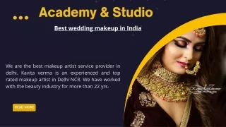 The Best wedding makeup in India affordable price with image