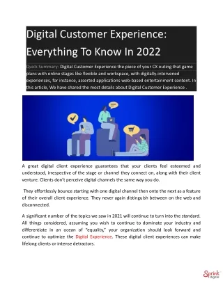 digital customer experience everything to know