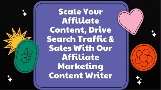 Affiliate Marketing Content Writer
