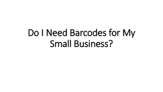 do i need barcodes for my small business