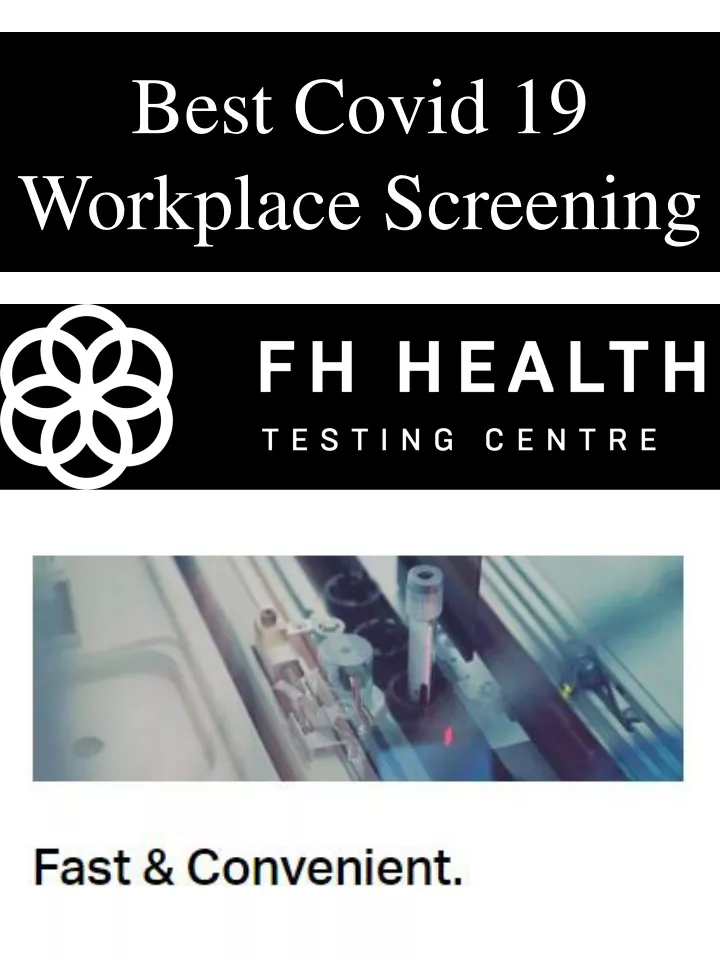 best covid 19 workplace screening