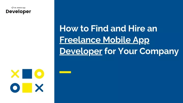 how to find and hire an freelance mobile