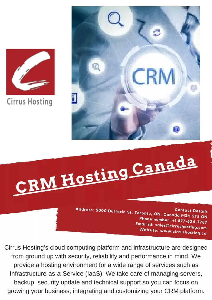 crm hosting canada