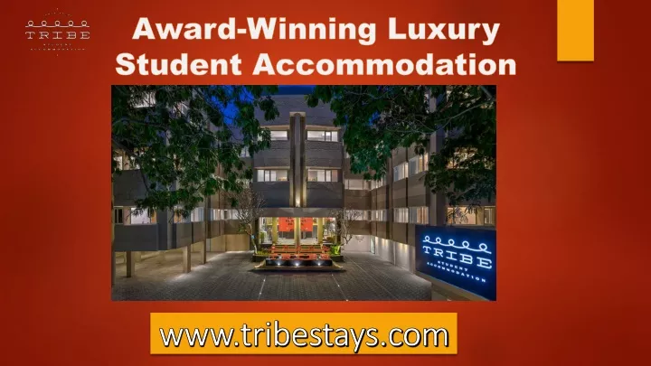 award winning luxury student accommodation