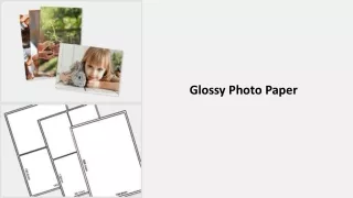 glossy photo paper