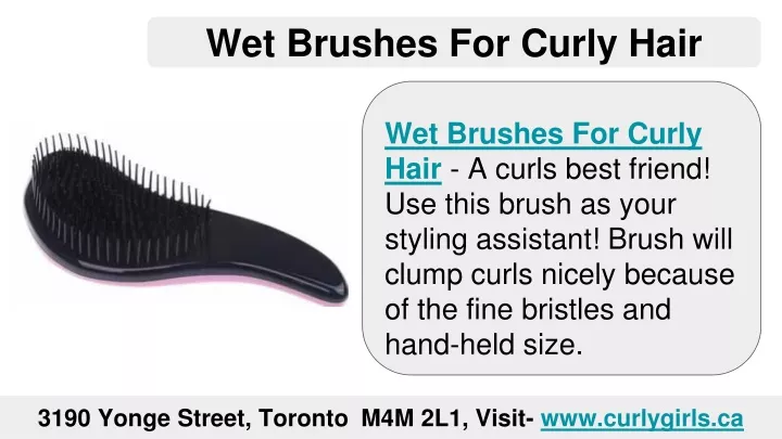 wet brushes for curly hair
