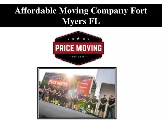 Affordable Moving Company Fort Myers FL