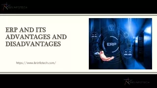 erp and its advantages and disadvantages