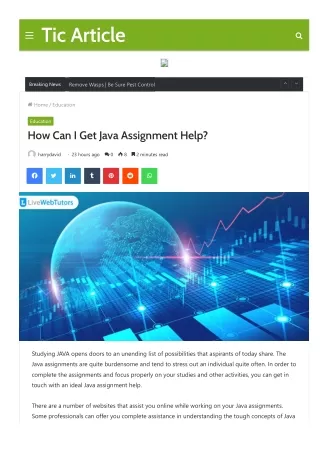 tic article