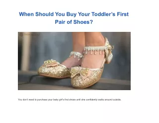 when should you buy your toddler s first pair