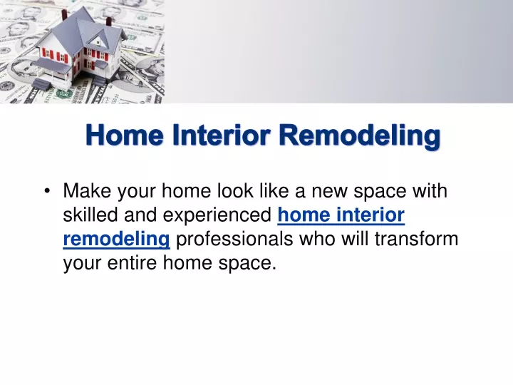 home interior remodeling