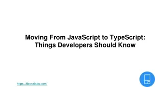 moving from javascript to typescript things developers should know
