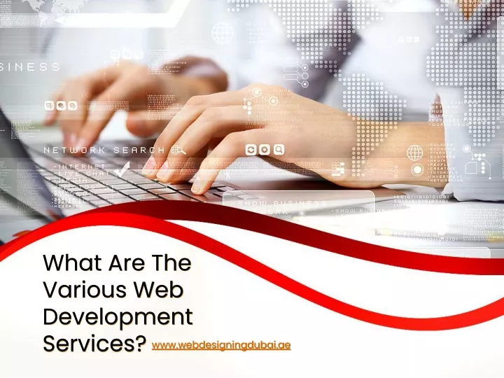 what are the various web development services