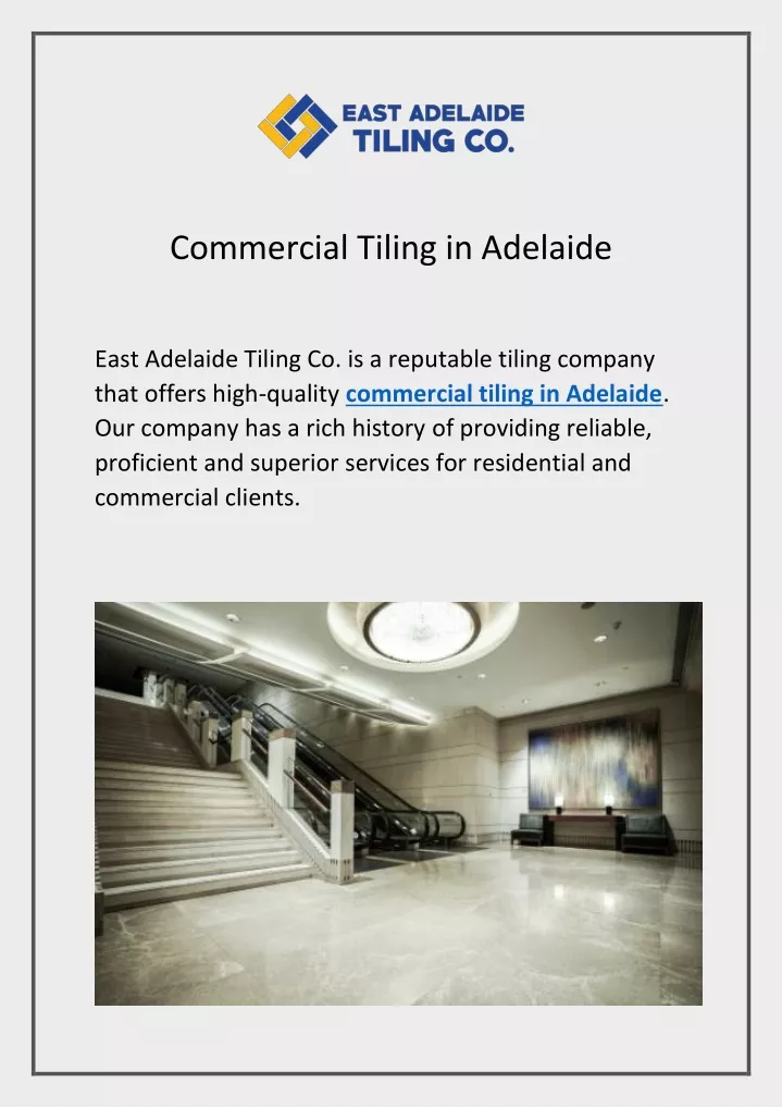 commercial tiling in adelaide