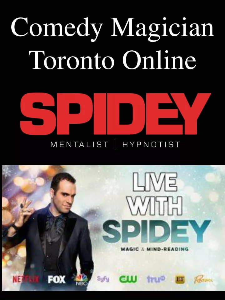 comedy magician toronto online