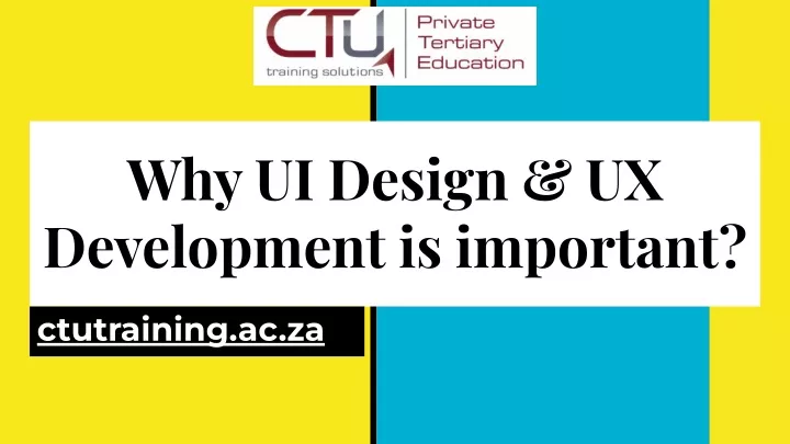 why ui design ux development is important