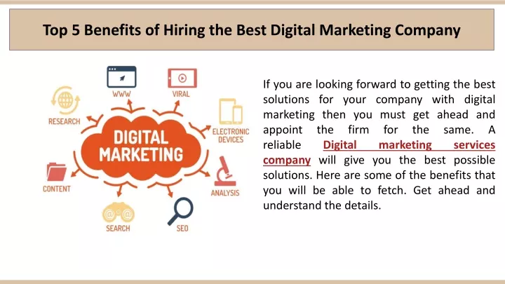 top 5 benefits of hiring the best digital