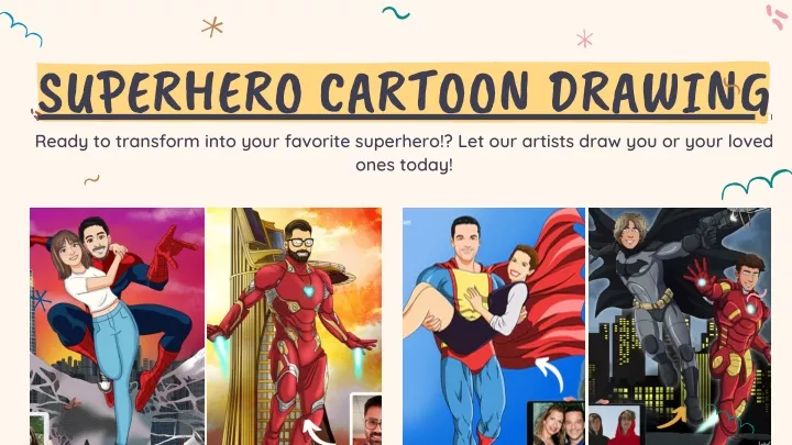 superhero cartoon drawing