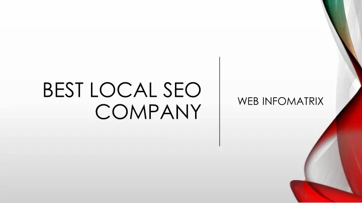 best local seo company